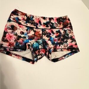 Fleo Multicolor Floral Athletic Shorts / Gym / Cross Fit